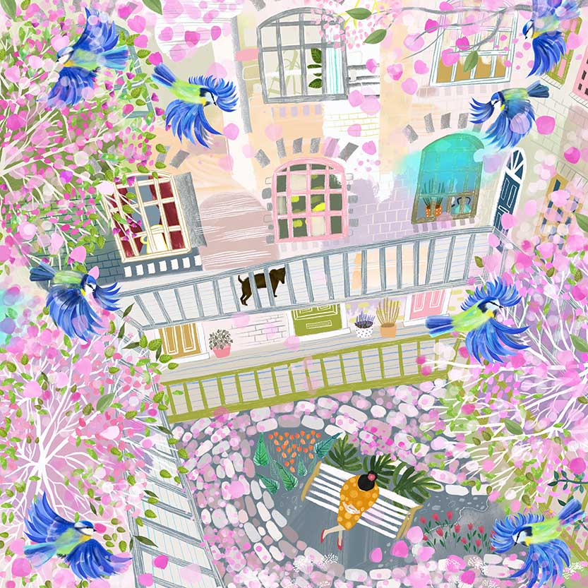 Cake in the Town Garden
